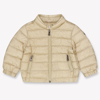 Moncler Acorus Baby Jongens Tussenjas In Beige