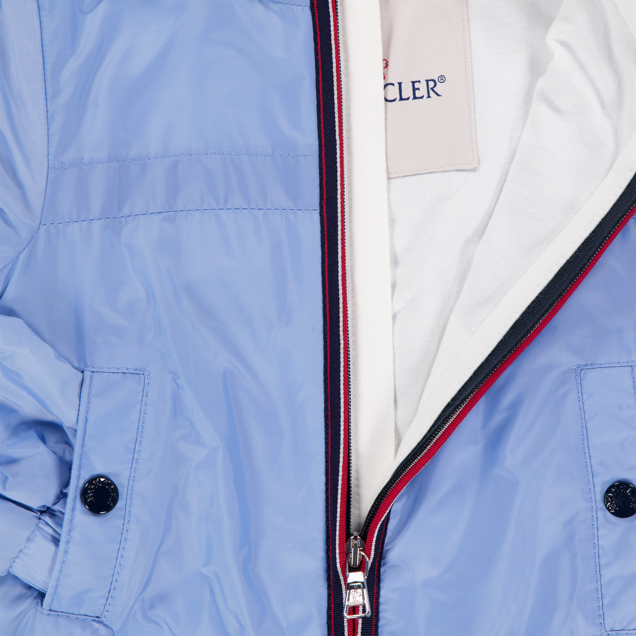 Moncler antonio bebé Chicos Chaqueta de verano en Azul Claro