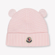 Moncler Bébé Unisexe Chapeau dedans Rose Léger