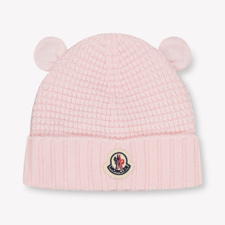 Moncler Baby-Unisex-Mütze Hellrosa