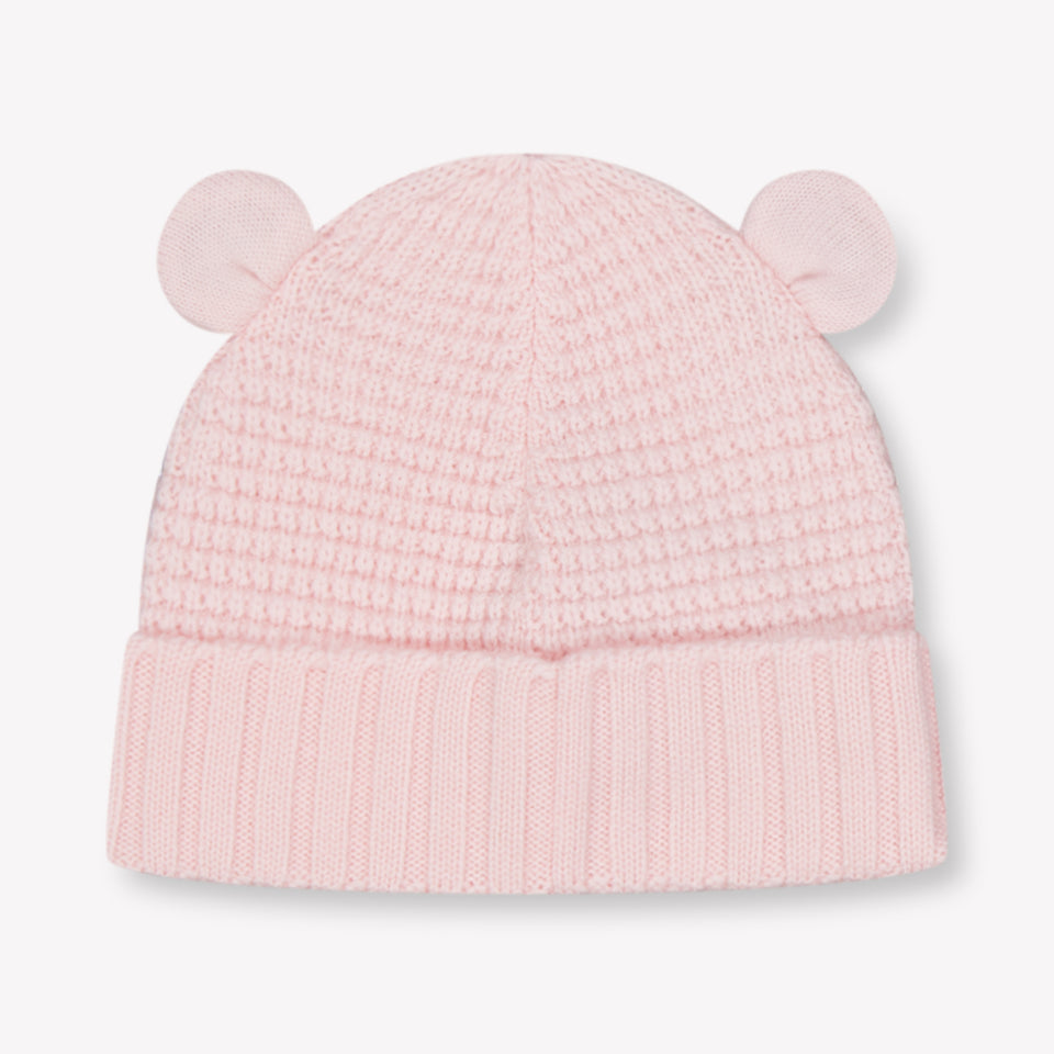 Moncler Bébé Unisexe Chapeau dedans Rose Léger