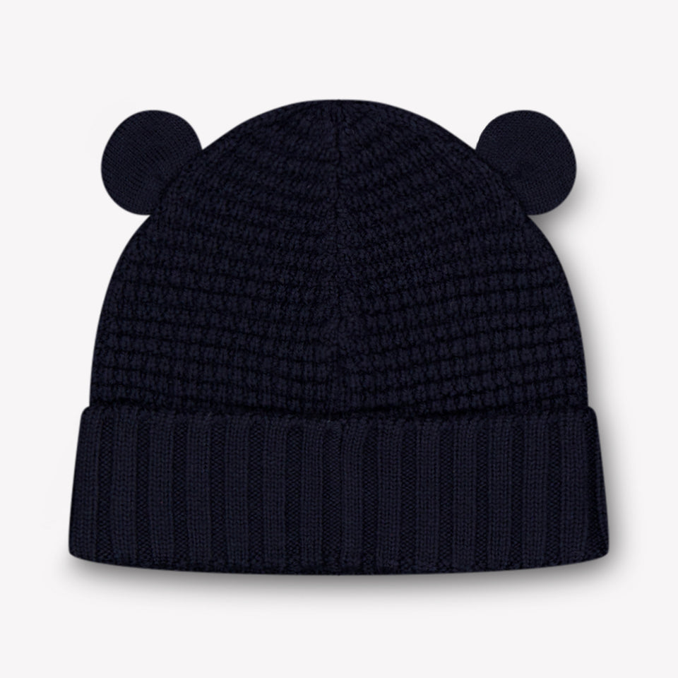 Moncler Baby-Unisex-Mütze Marineblau