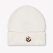 Moncler Baby Unisex Hat In OffWhite