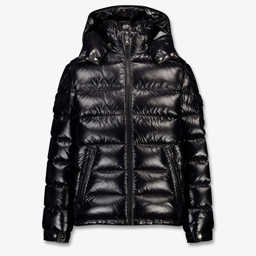 Moncler Nuova Maya Kinder Ragazzi Cappotti invernali dentro Nero