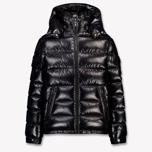 Moncler New Maya Kinder Jongens Winterjas In Zwart