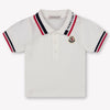 Moncler bebe Chicos polo en Blanco