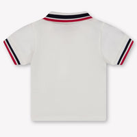 Moncler bebe Chicos polo en Blanco