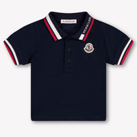 Moncler bebe Chicos polo en Navy
