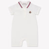 Moncler bebe Chicos Mono corto en Blanco