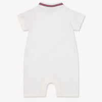 Moncler bebe Chicos Mono corto en Blanco