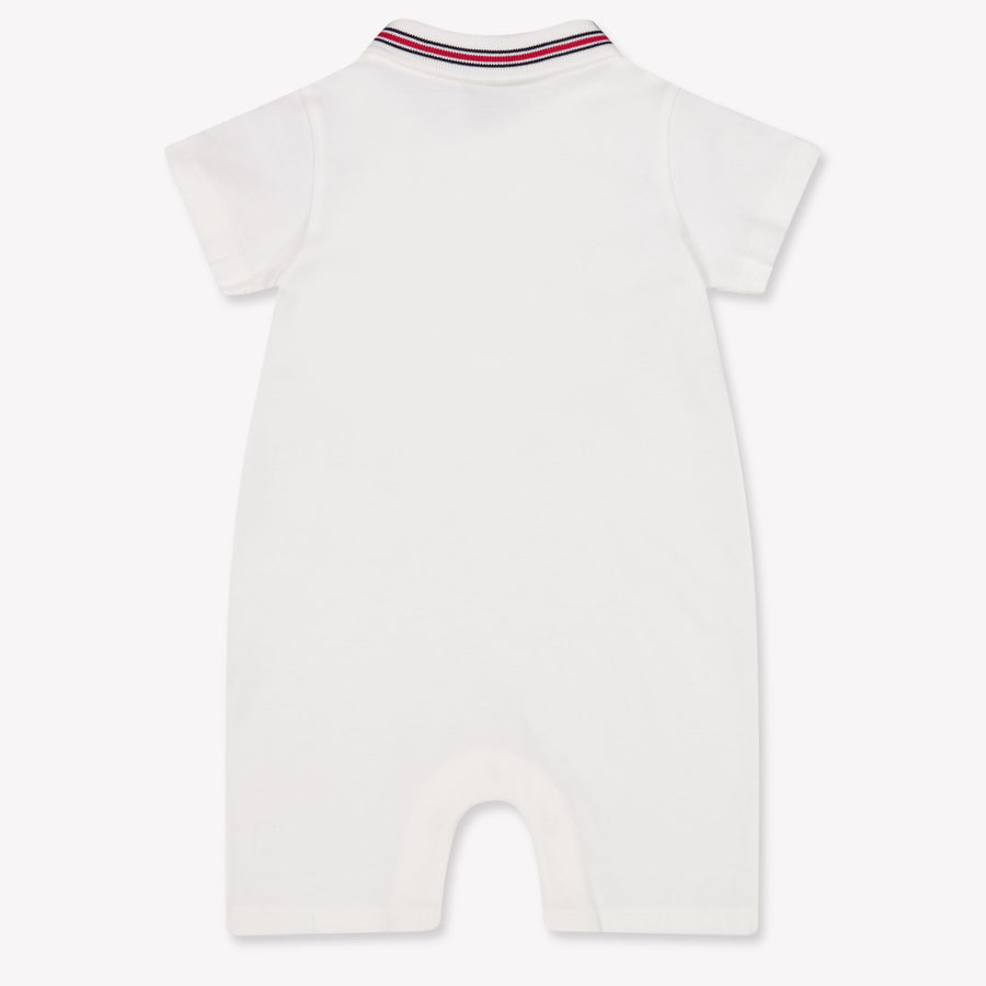Moncler bebe Chicos Mono corto en Blanco