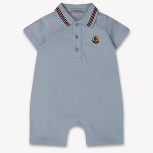Moncler bebe Chicos Mono corto en Azul Claro
