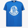 Moncler Kinder Jungen T-Shirt In Türkis