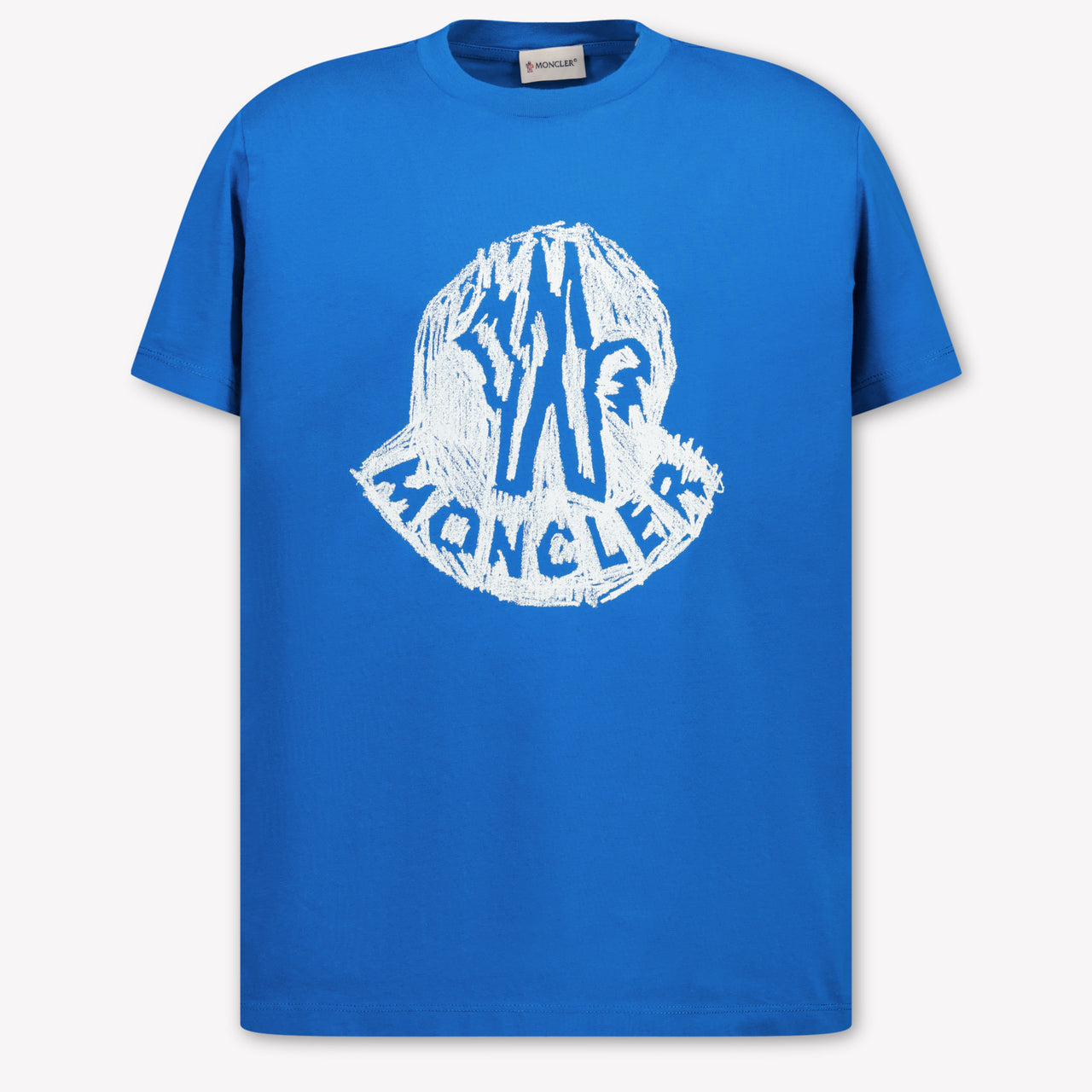 Moncler Enfants Garçons T-shirt en turquoise