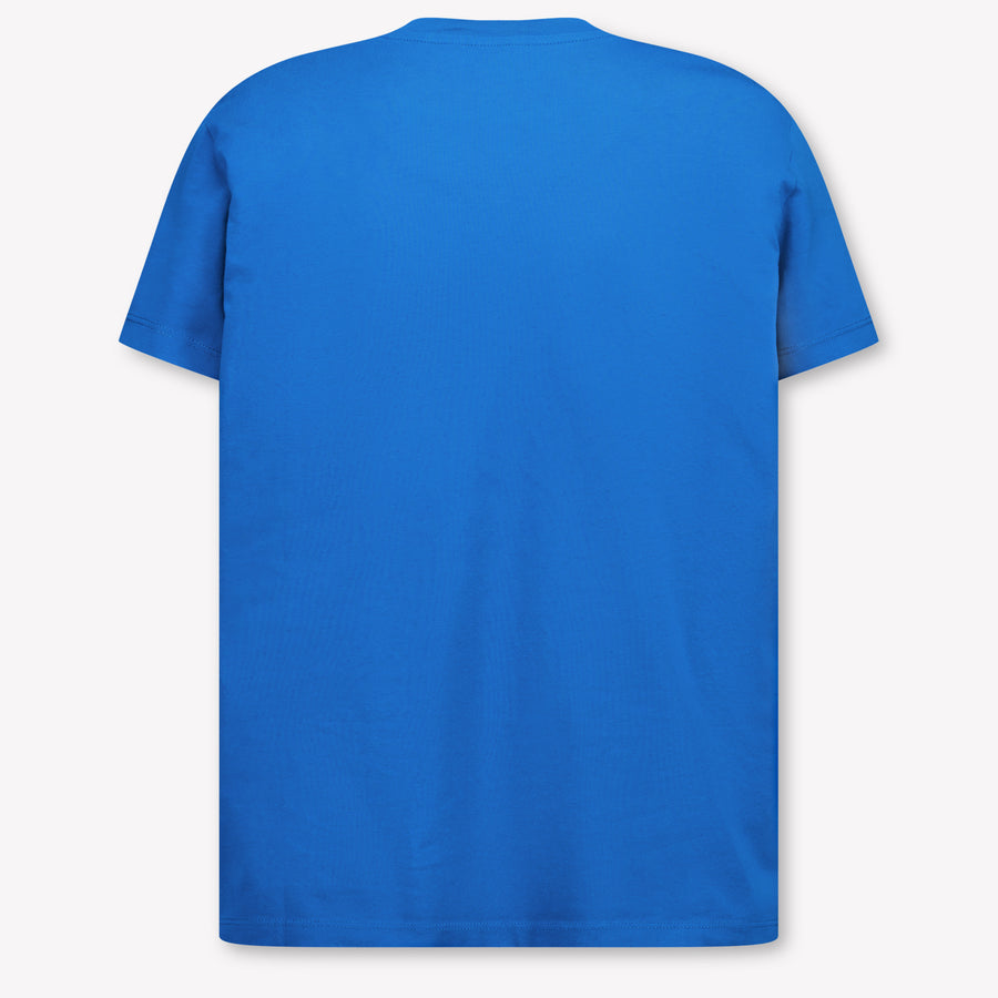 Moncler Enfants Garçons T-shirt en turquoise