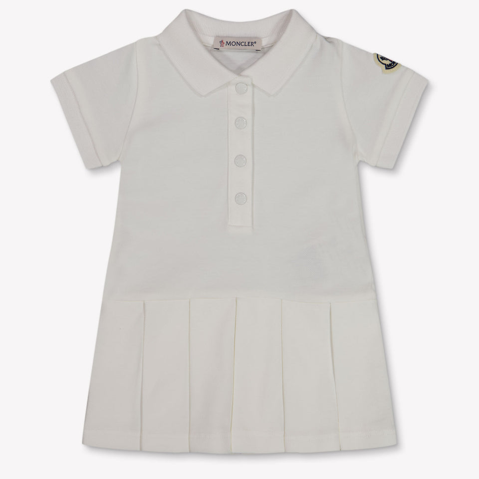 Moncler Baby Girls Dress In White