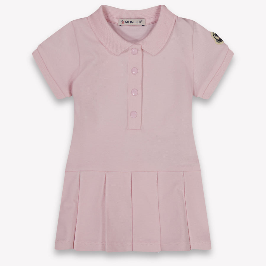 Moncler bebe Chicas Vístete Rosa claro