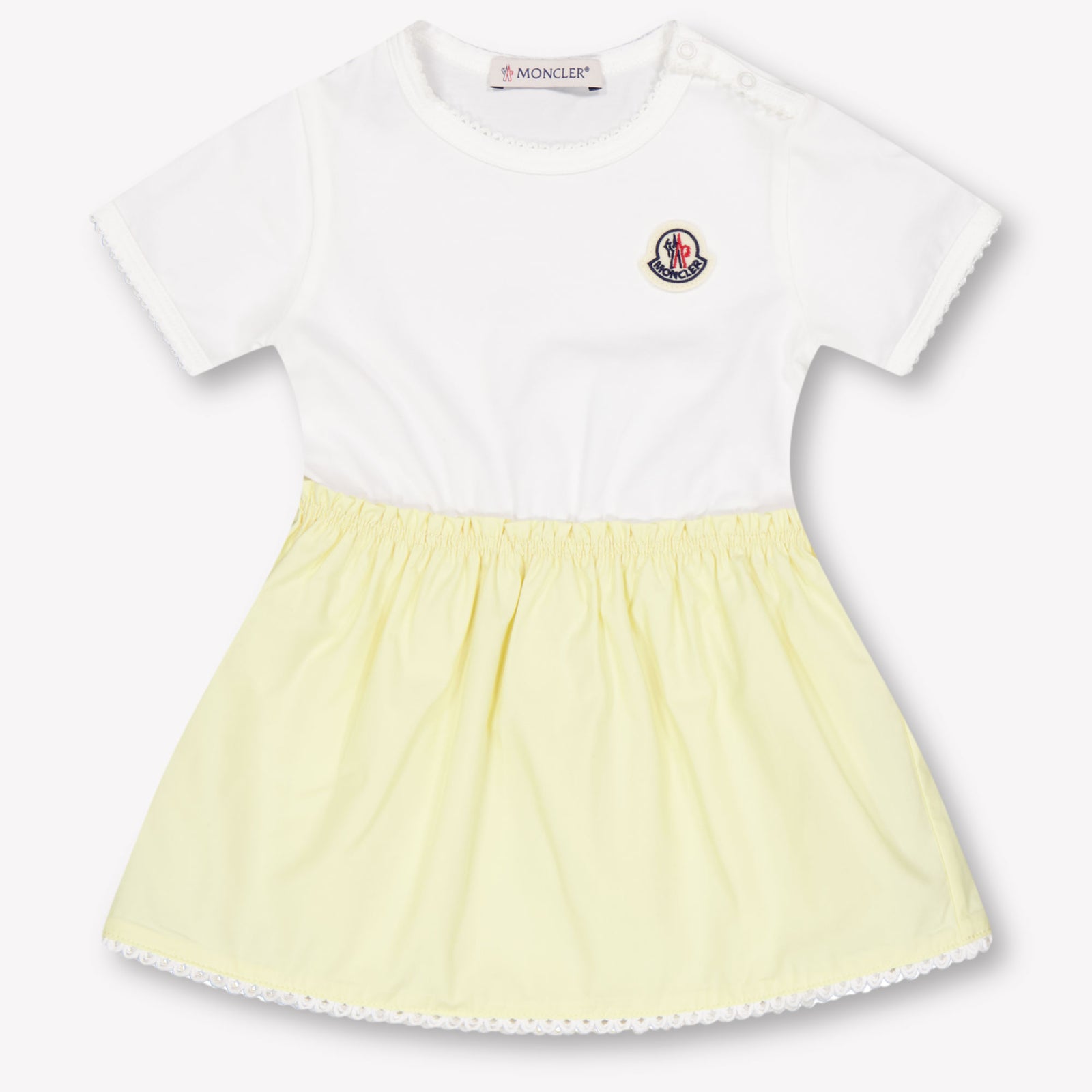 Moncler Bambino Ragazze Vestirsi Giallo