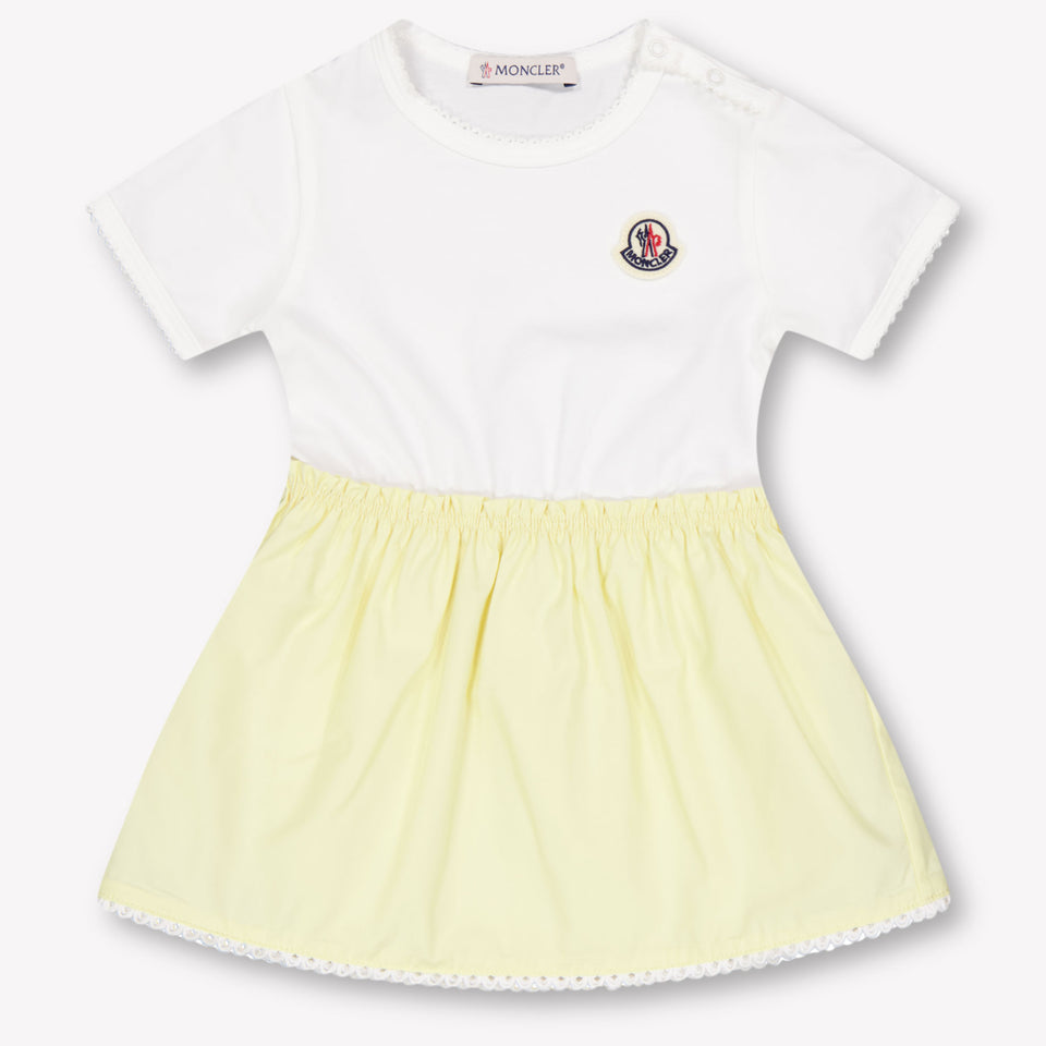 Moncler Bambino Ragazze Vestirsi Giallo