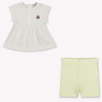 Moncler Bambino Ragazze Impostato Giallo