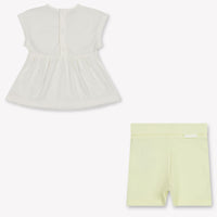 Moncler Bambino Ragazze Impostato Giallo