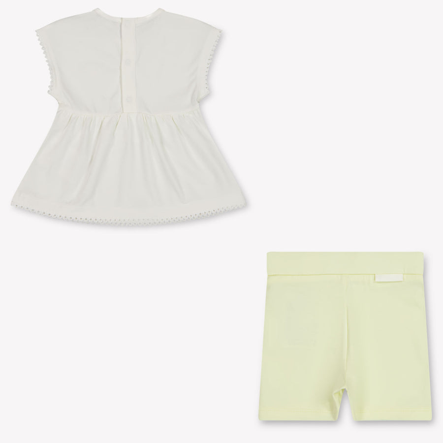 Moncler Bambino Ragazze Impostato Giallo