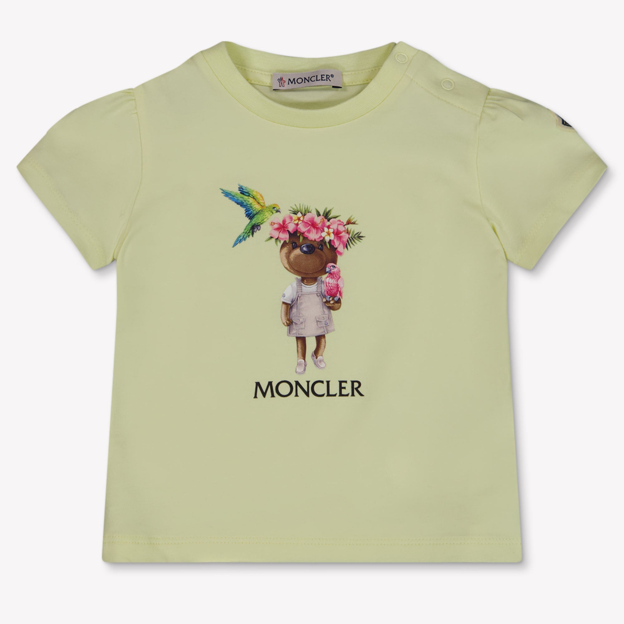 Moncler Bambino Ragazze Maglietta dentro Giallo