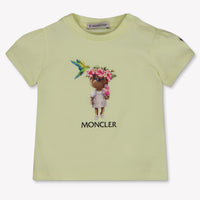 Moncler Bébé Filles T-shirt dans Jaune