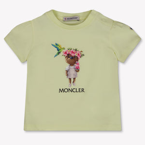 Moncler Bébé Filles T-shirt dans Jaune