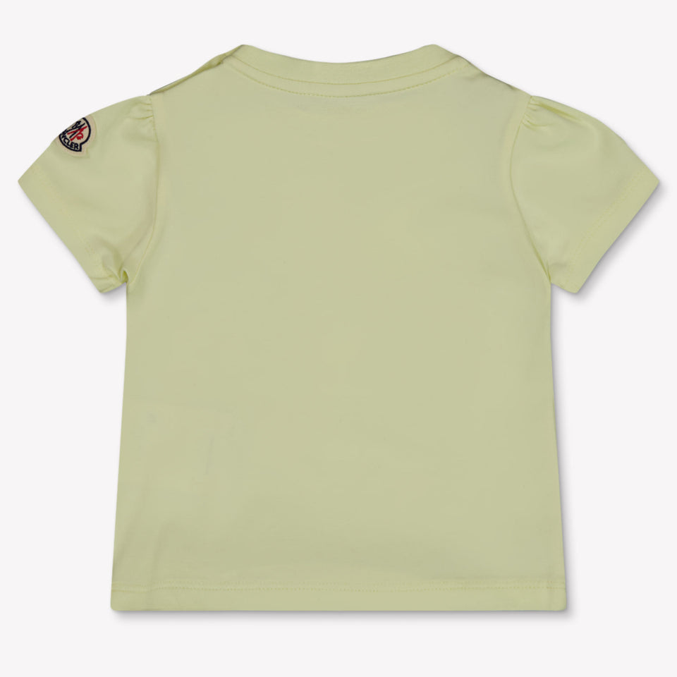 Moncler bebe Chicas Camiseta adentro Amarillo