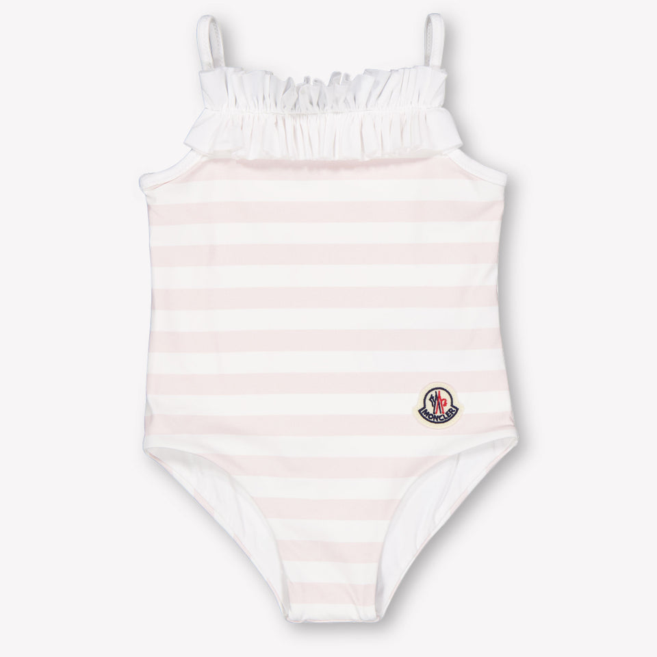 Moncler Bambino Ragazze Costumi da bagno dentro Rosa Chiaro