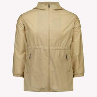 Moncler Wete Kids Girls Summer jacket In Beige