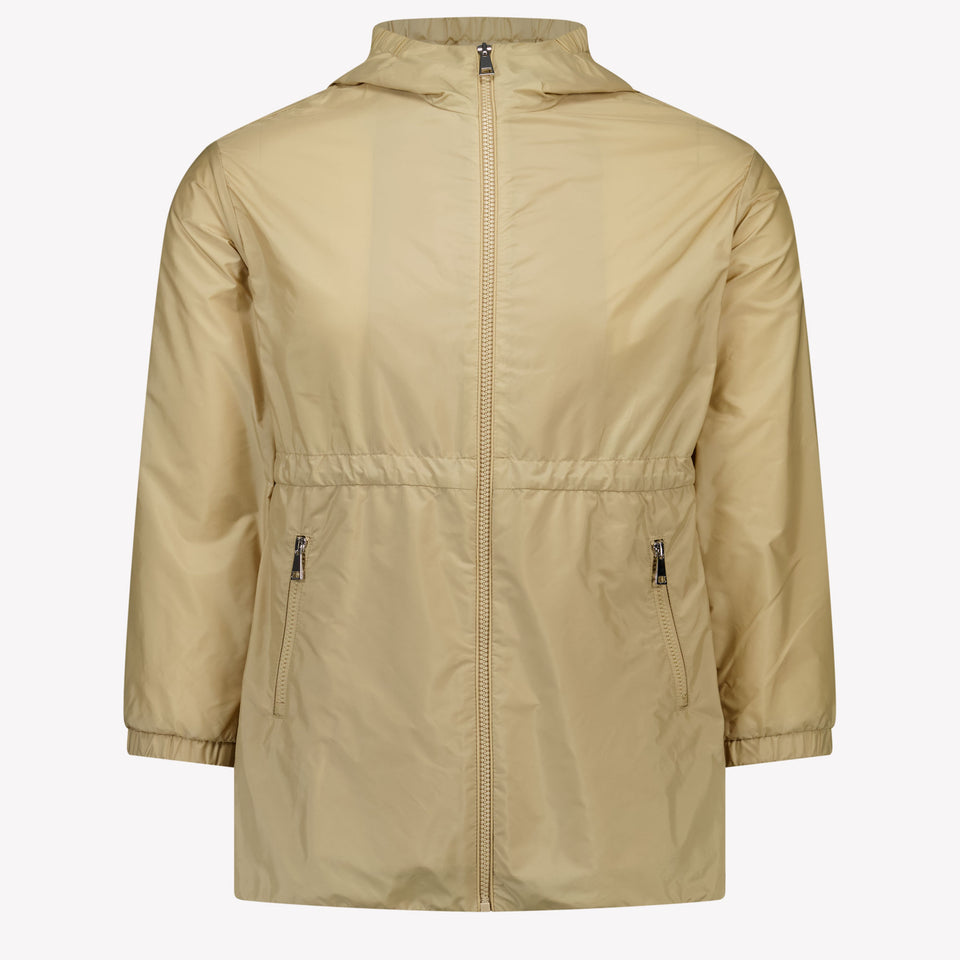 Moncler Wete Kids Girls Summer jacket In Beige
