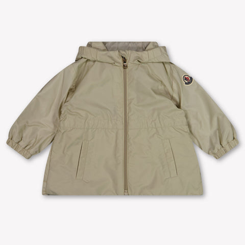 Moncler Wete Baby Mädchen Sommerjacke In Beige