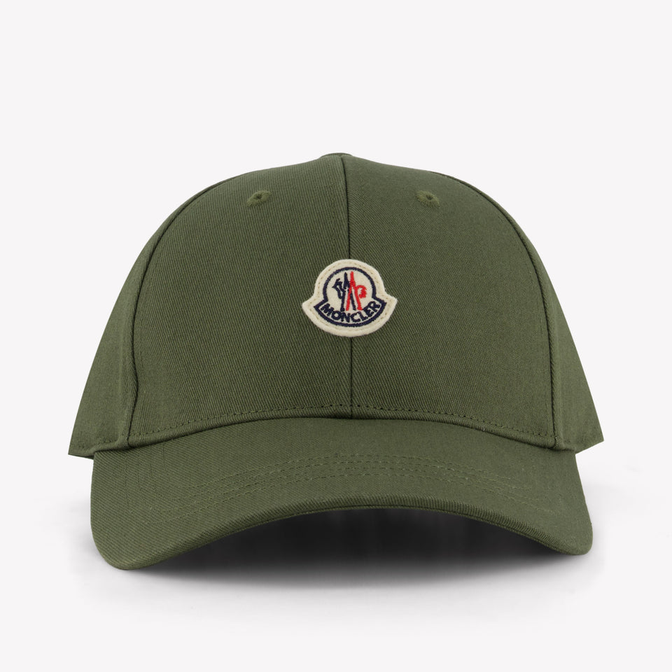 Moncler Bambini Ragazzi Animale domestico dentro Verde Oliva