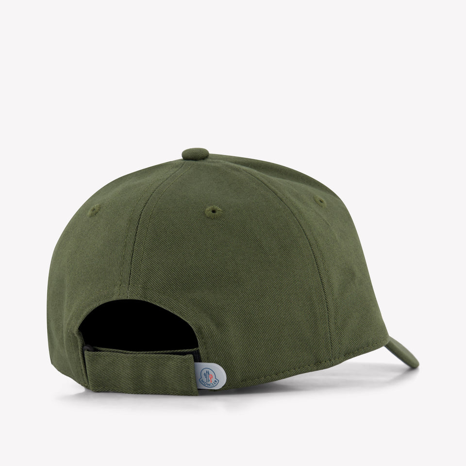 Moncler Bambini Ragazzi Animale domestico dentro Verde Oliva