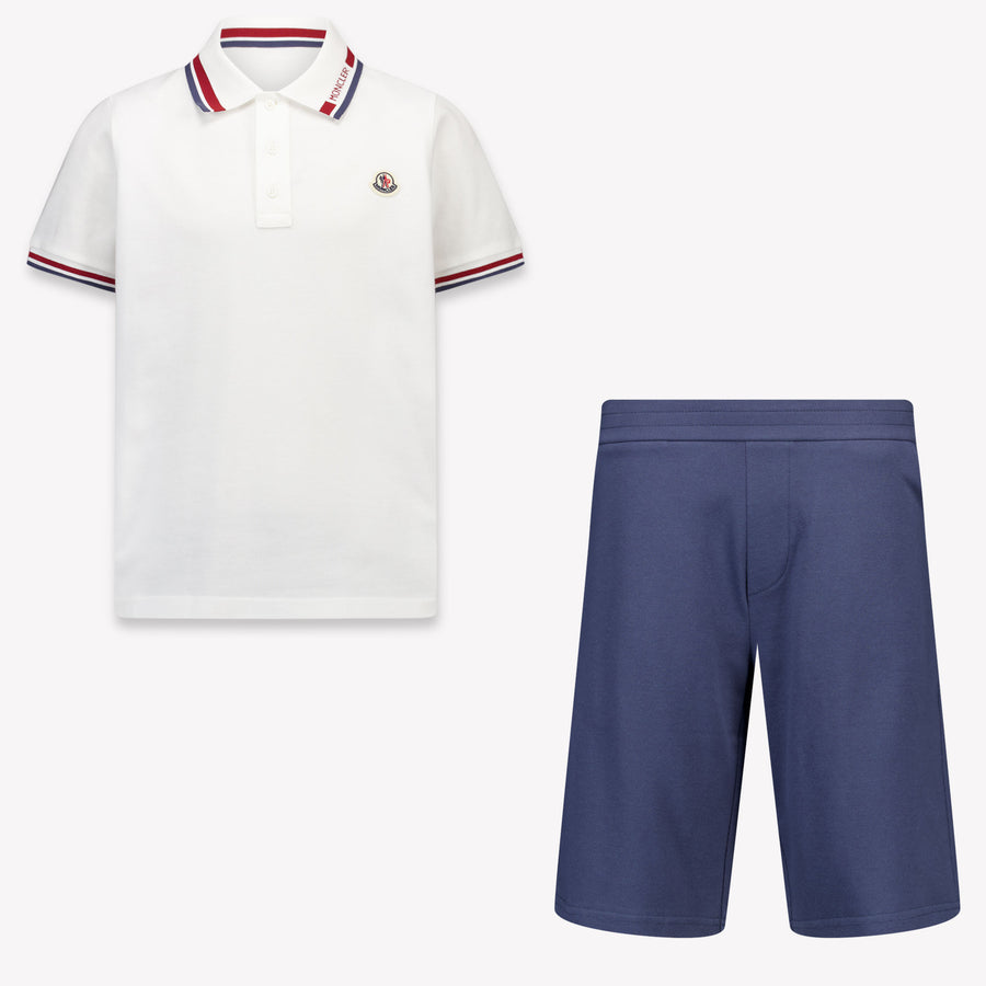 Moncler Kinder Jungen Einsetzen Weiß