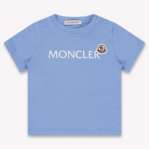 Moncler Bébé Garçons T-shirt dans Bleu Clair