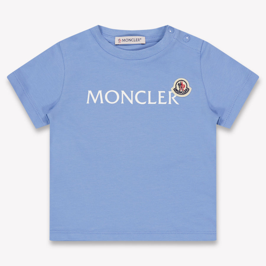 Moncler Bébé Garçons T-shirt dans Bleu Clair