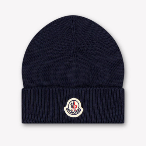 Moncler Baby-Unisex-Mütze Marineblau