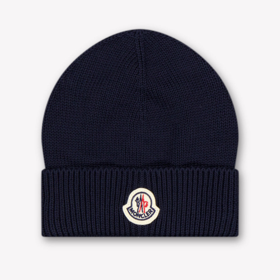 Moncler Baby-Unisex-Mütze Marineblau