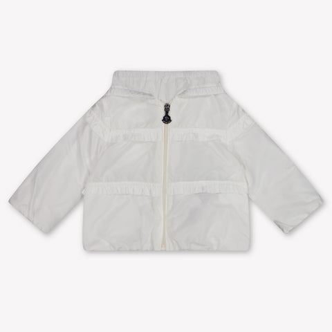 Moncler Hiti Baby Mädchen Sommerjacke In Weiß