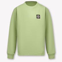 Stone Island Kinder Jungen T-Shirt In Olivgrün