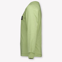 Stone Island Kinder Jungen T-Shirt In Olivgrün