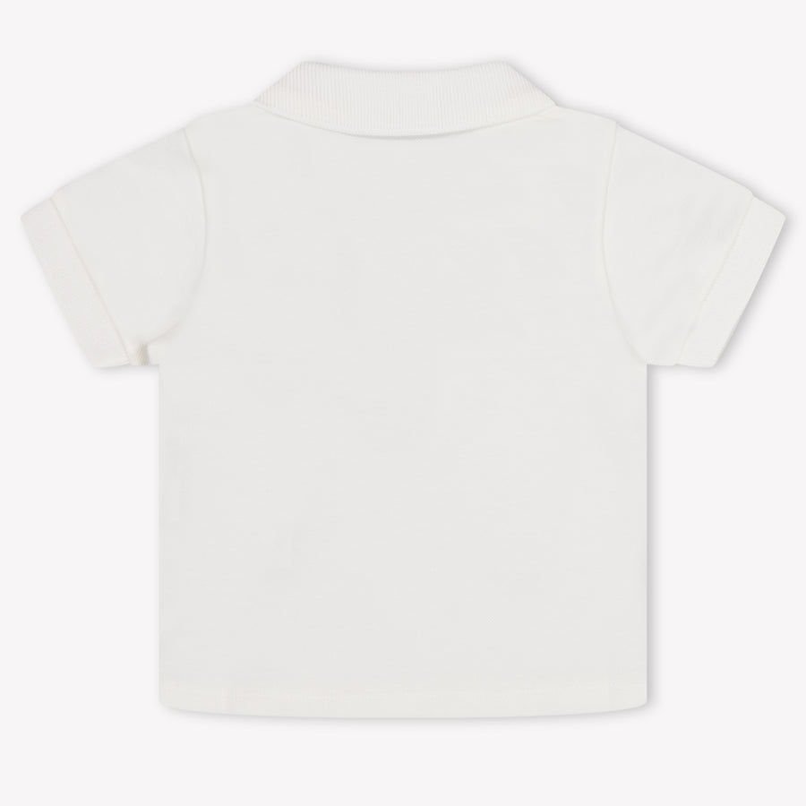 Moncler bebe Chicos polo en Blanco
