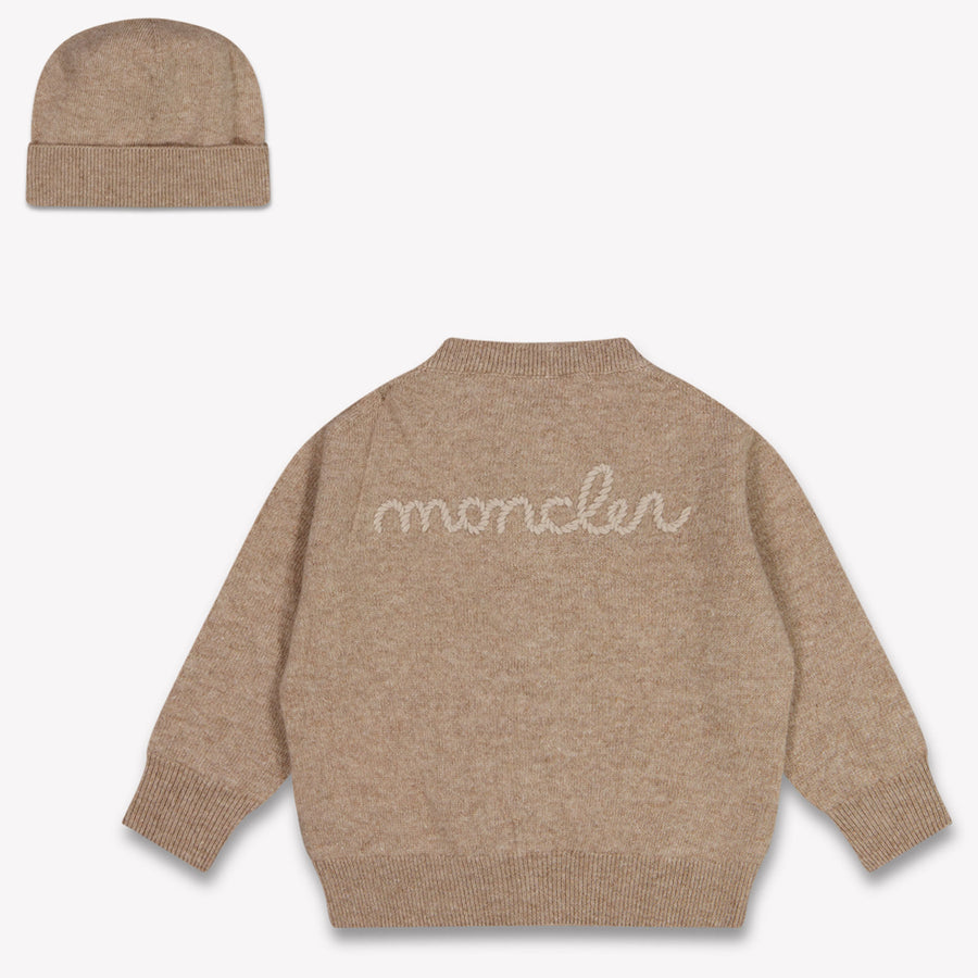 Moncler Bambino Unisex Maglione dentro Beige