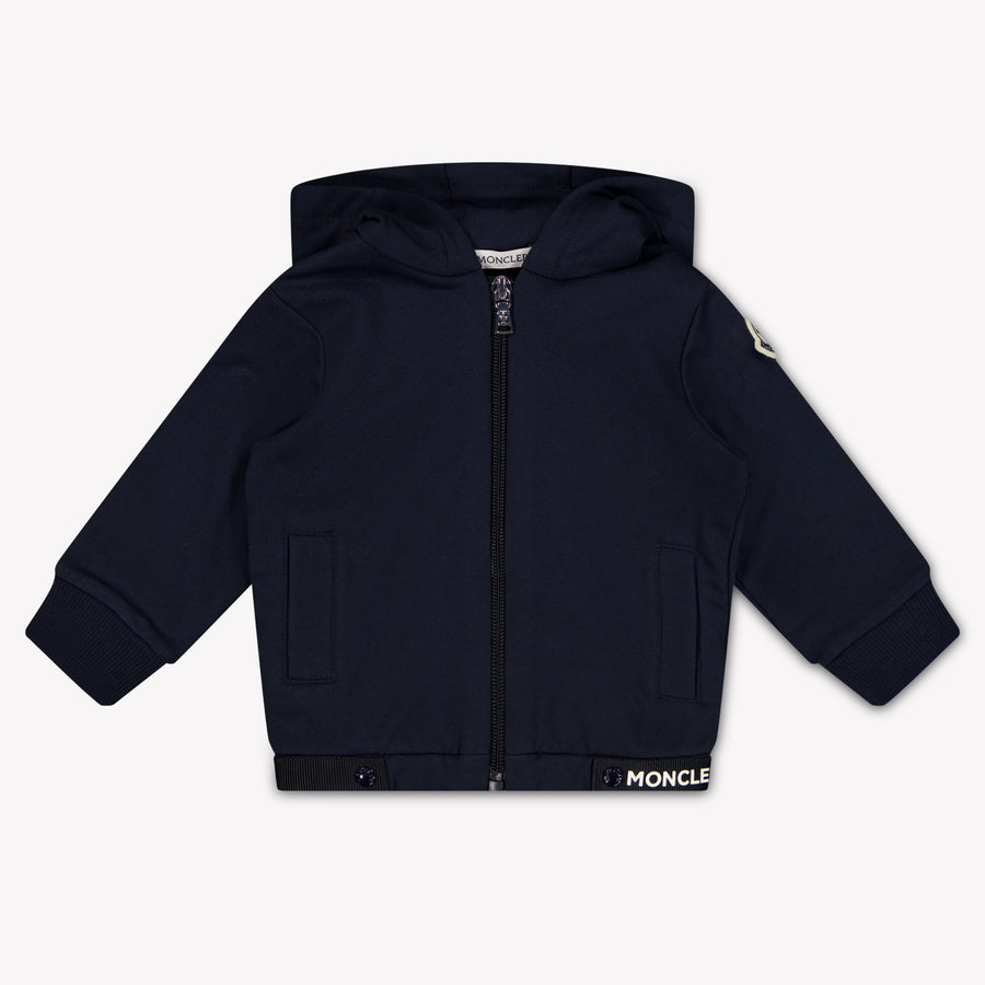 Moncler bebe Chicos Cárdigan en Navy
