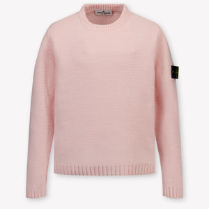 Stone Island Kinder Jungen Pullover rein Hellrosa