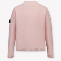 Stone Island Kinder Jungen Pullover rein Hellrosa