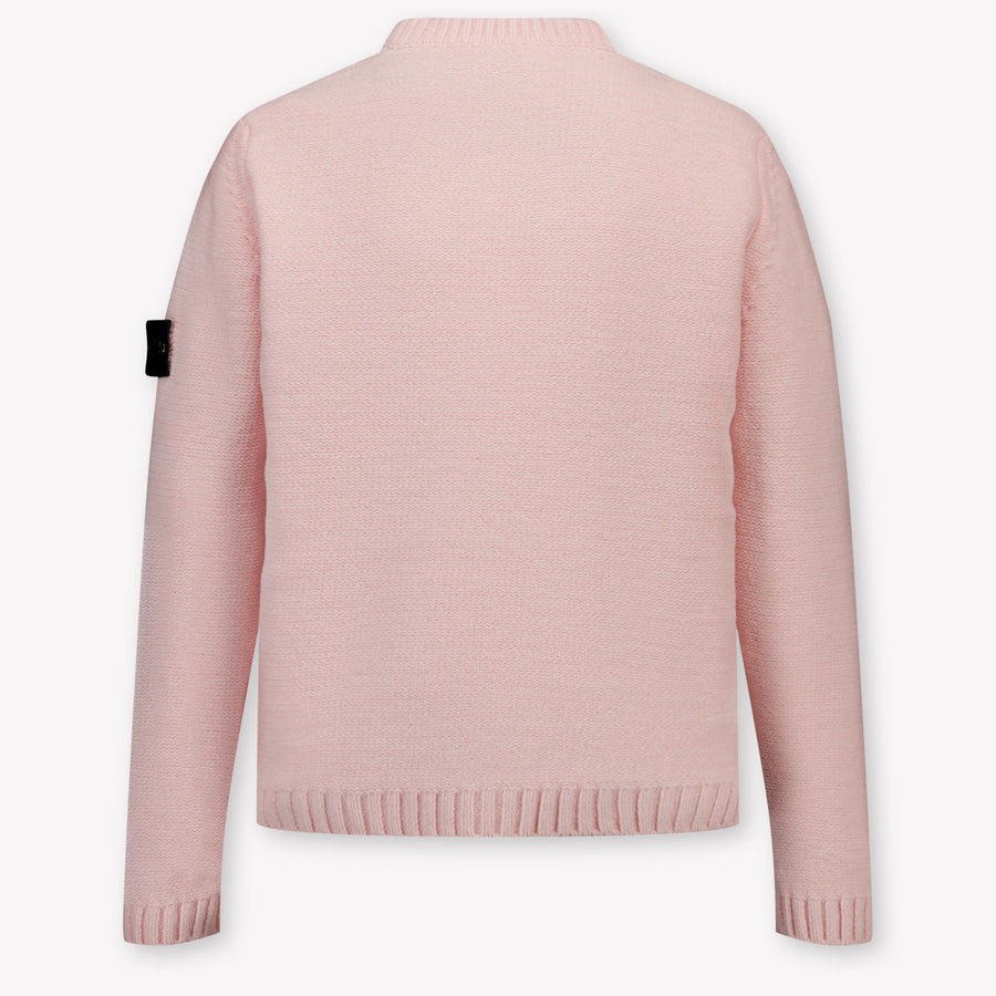 Stone Island Kinder Jungen Pullover rein Hellrosa